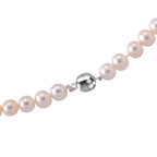 D'Joy AAA Zhuji Akoya-Perle (5.5-6 mm) Halskette ca. 50 cm  925 Silber Rhodiniert