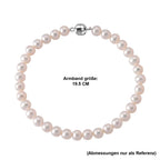 D'Joy AAA Zhuji Akoya-Perle (5-5.5 mm) Armband ca. 19 cm 925 Silber Rhodiniert