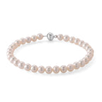 D'Joy AAA Zhuji Akoya-Perle (5-5.5 mm) Armband ca. 20 cm 925 Silber Rhodiniert