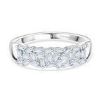 LUXURIANT DIAMOND - Lab Grown Diamant SI-GH Ring 925 Silber Rhodiniert (Größe 19.00) ca. 0,27 ct