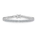 LUXURIANT DIAMOND - Lab Grown Diamant SI-GH Armband ca. 19 cm 925 Silber Rhodiniert ca. 6,74 ct.