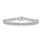 LUXURIANT DIAMOND - Lab Grown Diamant SI-GH Armband ca. 19 cm 925 Silber Rhodiniert ca. 6,74 ct.