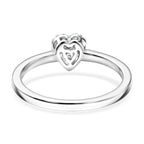LUXURIANT DIAMOND - Lab Grown Diamant SI-GH Ring 925 Silber Rhodiniert (Größe 21.00) ca. 0,14 ct