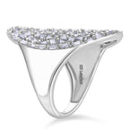 LUXURIANT DIAMOND - Weißer Diamant SI-GH Ring 925 Silber Rhodiniert (Größe 17.00) ca. 1.50 ct
