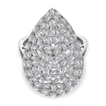 LUXURIANT DIAMOND - Weißer Diamant SI-GH Ring 925 Silber Rhodiniert (Größe 17.00) (10-15 Werktage Lieferzeit) ca. 1.00 ct