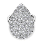 LUXURIANT DIAMOND - Lab Grown Diamant SI-GH Ring 925 Silber Rhodiniert (Größe 17.00) ca. 1.00 ct