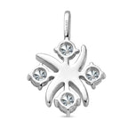 D'Joy Moissanit Anhänger 925 Silber Platiniert ca. 0.92 ct