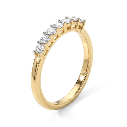 LUXURIANT DIAMOND- Lab Grown Diamant GH Ring 925 Silber 750 Gelbgold vermeil, 10-15 Werktage Lieferzeit (Größe 20.00) ca. 0.25 ct