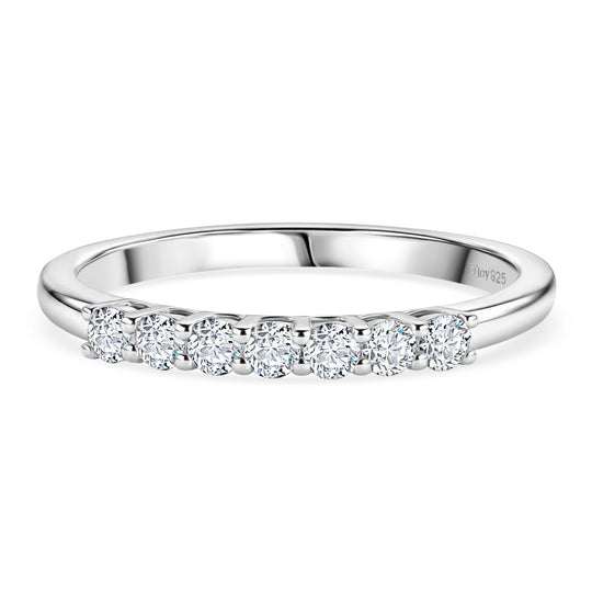 LUXURIANT DIAMOND- Lab Grown Diamant GH Ring 925 Silber Rhodiniert, 10-15 Werktage Lieferzeit (Größe 18.00) ca. 0.25 ct