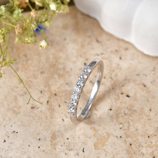 LUXURIANT DIAMOND- Lab Grown Diamant GH Ring 925 Silber Rhodiniert, 10-15 Werktage Lieferzeit (Größe 18.00) ca. 0.25 ct