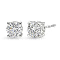 LUXURIANT DIAMOND - Lab Grown Diamant 100 Facetten-GH Ohrringe 925 Silber Rhodiniert ca. 2,11 ct.
