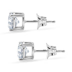 LUXURIANT DIAMOND - Lab Grown Diamant 100 Facetten-GH Ohrringe 925 Silber Rhodiniert ca. 2,11 ct.