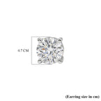 LUXURIANT DIAMOND - Lab Grown Diamant 100 Facetten-GH Ohrringe 925 Silber Rhodiniert ca. 2,11 ct.