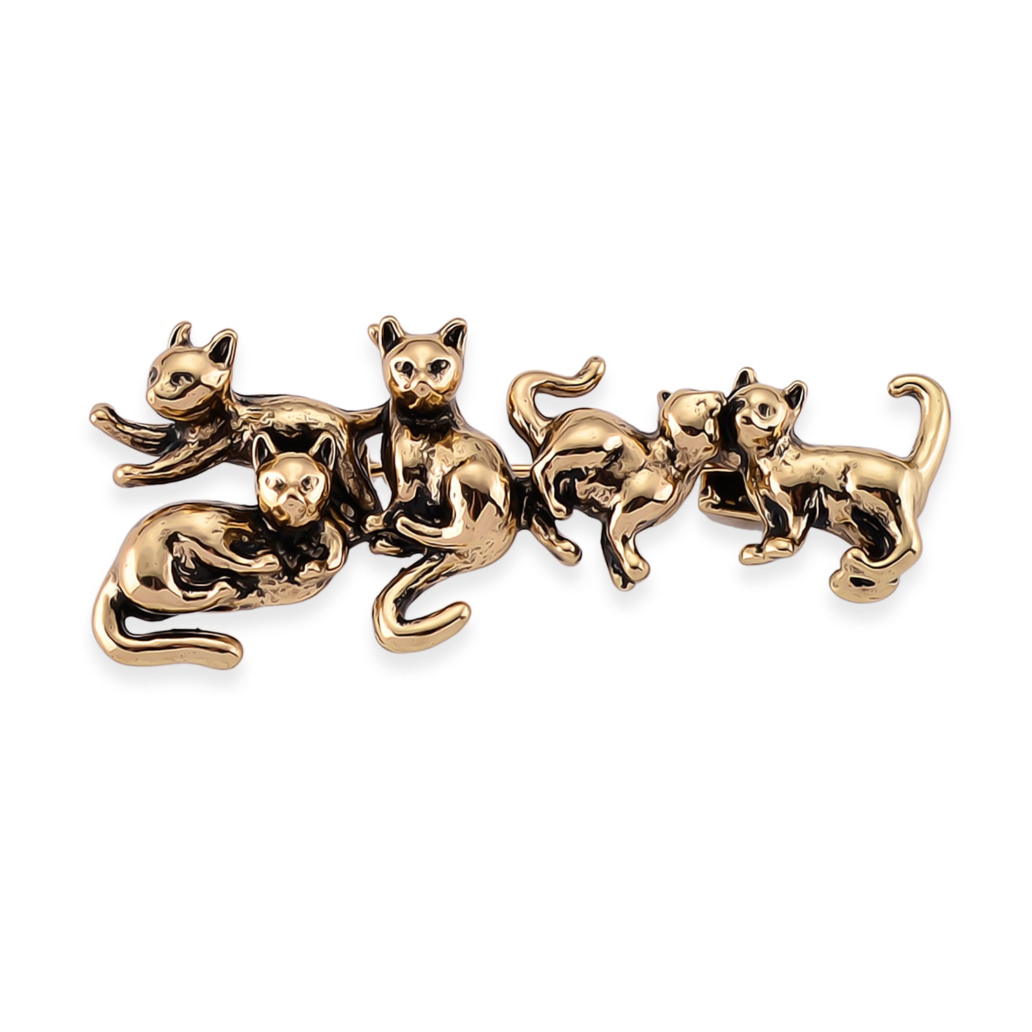 Reine Legierung Antikes Gold Brosche 8,40g