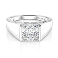 D'Joy Moissanit Ring 925 Silber Rhodiniert (Größe 17.00) ca. 2,79 ct