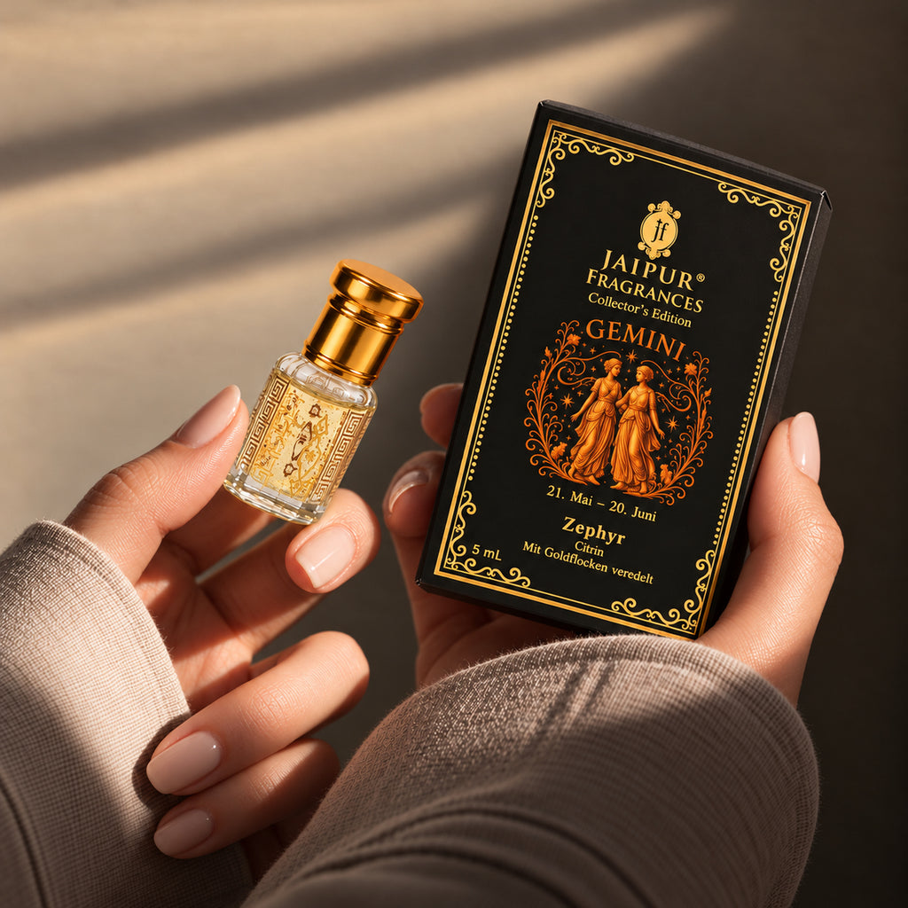 Gemini (May 21Gemini ?  Jaipur Attar / Oil: Zephyr Key Notes (Vibe): Fresh Breeze • Citrus Touch • Light Musk Recommended Stone / Crystal: Citrine (clarity & joy) – Jun 20) – Citrine / Yellow Jasper With Gold Flakes