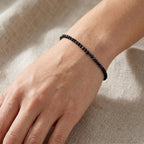 D'Joy Ceylon-Saphir Armband ca. 18 cm 925 Silber Vergoldet ca. 8,00 ct.