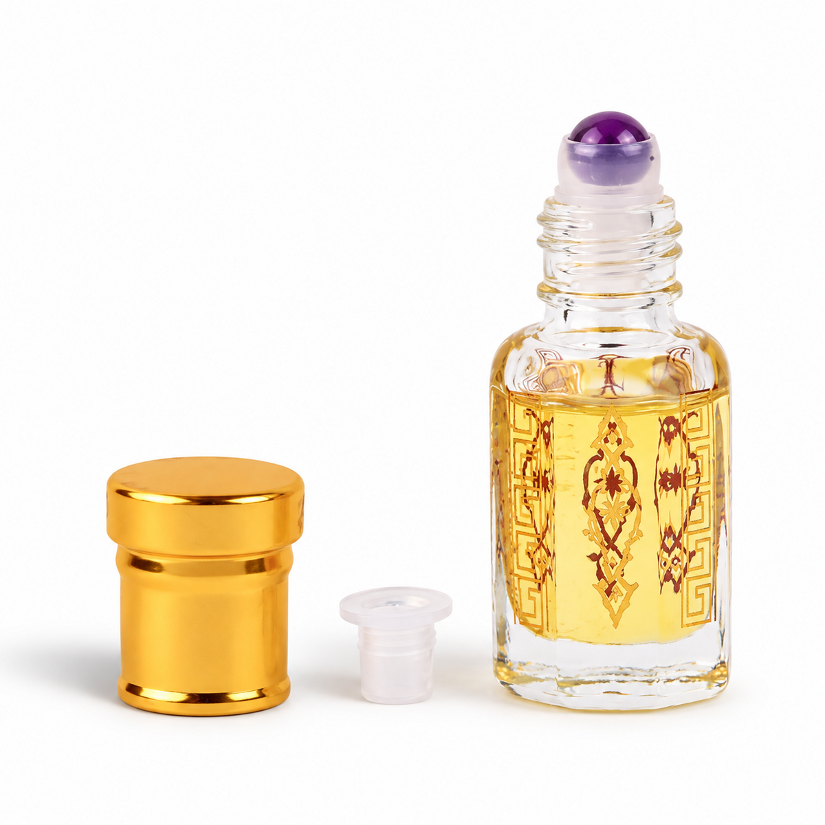 Aquarius ?  Jaipur Attar / Oil: Azeez Key Notes (Vibe): Modern Aromatic • Unique Floral-Wood Blend Recommended Stone / Crystal: Amethyst (intuition & innovation) With Gold Flakes