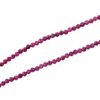 Ceylon Rubin Halskette ca. 45 cm 316L Edelstahl ca. 28.00 ct