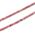 Natürlicher Argentinien Rhodochrosit Halskette ca. 45 cm 316L Edelstahl ca. 60.00 ct