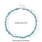 Apatit Halskette ca. 45 cm 316L Edelstahl ca. 150.00 ct