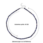 Blauer Sodalith Halskette ca. 45 cm 316L Edelstahl ca. 65.00 ct