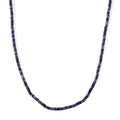 Blauer Sodalith Halskette ca. 45 cm 316L Edelstahl ca. 65.00 ct