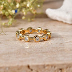 LUXURIANT DIAMOND - Lab Grown Diamant SI-GH Ring 925 Silber 750 Gelbgold vermeil (Größe 19.00) ca. 1.13 ct
