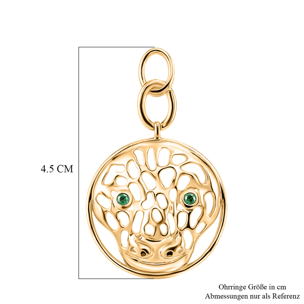 EVER TRUE AAA Kagem Sambischer Smaragd Ohrringe Reine Bronze ca. 0.27 ct