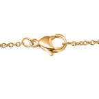 EVER TRUE AA Kagem Sambischer Smaragd, Weißer Zirkon Halskette ca. 45 cm Reine Bronze ca. 0.75 ct