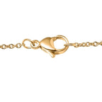 EVER TRUE AA Kagem Sambischer Smaragd, Weißer Zirkon Halskette ca. 45 cm Reine Bronze ca. 0.75 ct