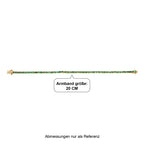 D'Joy AAA Kagem Sambischer Smaragd Armband ca. 20 cm 925 Silber 750 Gelbgold vermeil ca. 7,29 ct.