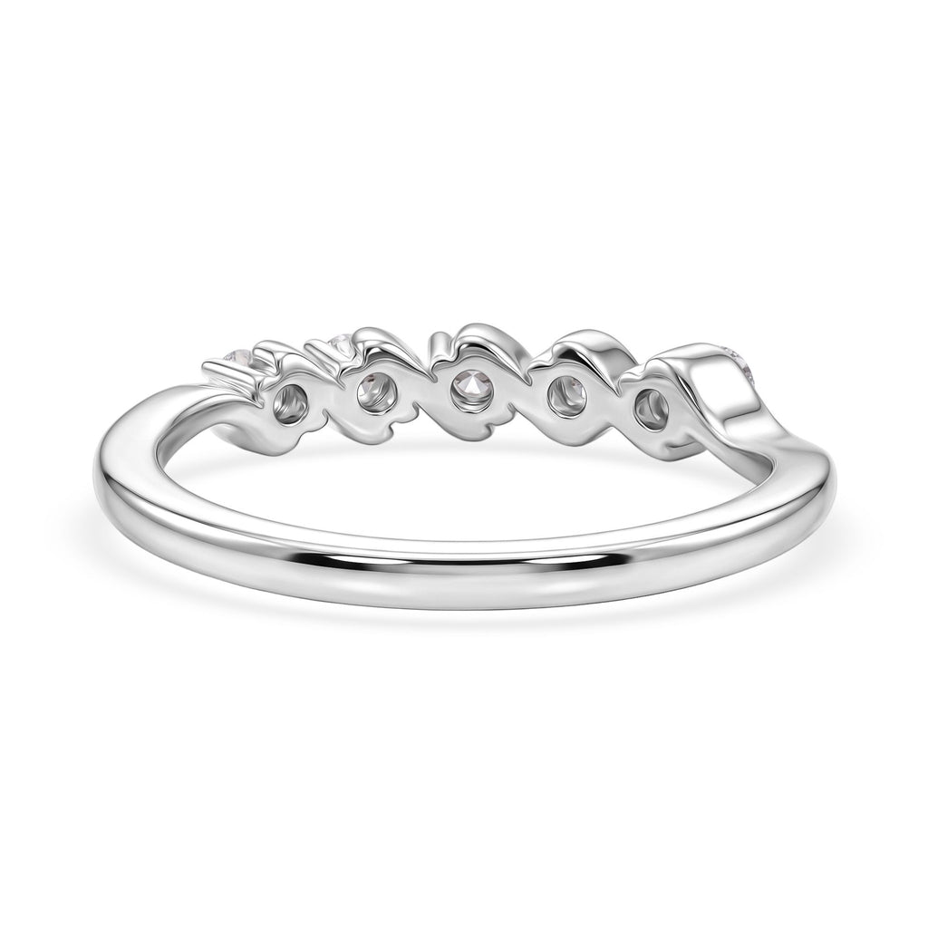 LUXURIANT DIAMOND - Lab Grown Diamant SI-GH Ring 925 Silber Rhodiniert (Größe 20.00) ca. 0.25 ct