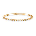 EVER TRUE Moissanit Armreif ca. 19 cm 950 Kupfer ca. 1,34 ct.