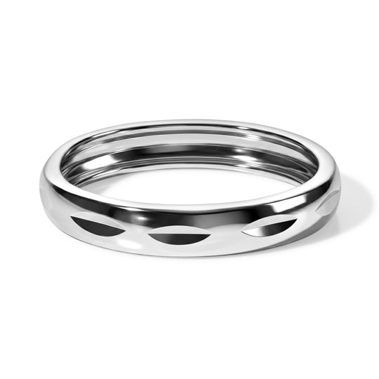925 Silber PlatiniertRing (Größe 18.00) ca.