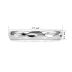 925 Silber PlatiniertRing (Größe 19.00) ca.