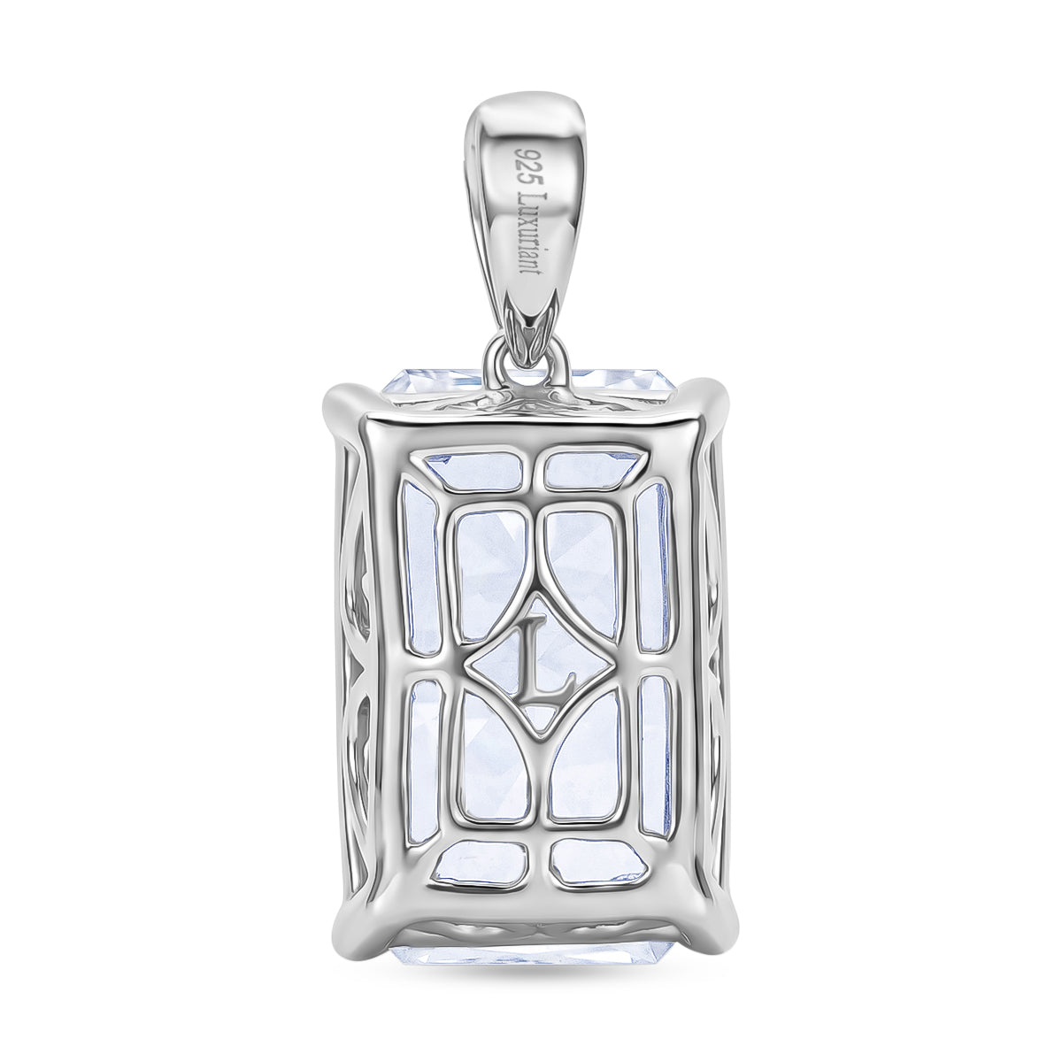 LUXURIANT DIAMOND - Lab Grown Diamant IGI zertifiziert VS-G Anhänger 925 Silber Rhodiniert ca. 10.06 ct