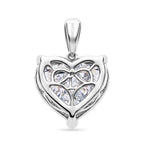 LUXURIANT DIAMOND - Lab Grown Diamant IGI zertifiziert VS-G Anhänger 925 Silber Rhodiniert ca. 10.04 ct