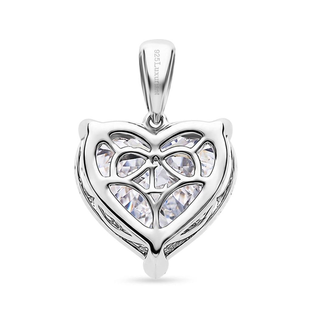 LUXURIANT DIAMOND - Lab Grown Diamant IGI zertifiziert VS-G Anhänger 925 Silber Rhodiniert ca. 10.04 ct
