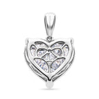 LUXURIANT DIAMOND - Lab Grown Diamant IGI zertifiziert VS-G Anhänger 925 Silber Rhodiniert ca. 10.04 ct