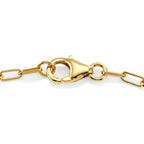 LUXURIANT DIAMOND - Lab Grown Diamant SI-GH SGL zertifiziert Armband ca. 19 cm 925 Silber 750 Gelbgold vermeil ca. 0.55 ct