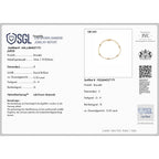 LUXURIANT DIAMOND - Lab Grown Diamant SI-GH SGL zertifiziert Armband ca. 19 cm 925 Silber 750 Gelbgold vermeil ca. 0.55 ct