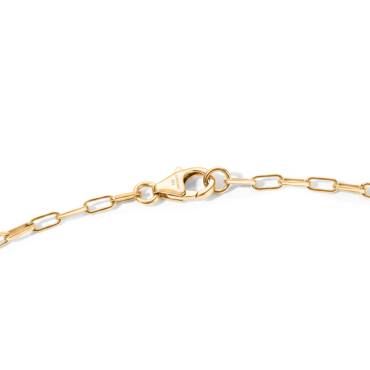 LUXURIANT DIAMOND - Lab Grown Diamant SI-GH Halskette ca. 45 cm 925 Silber 750 Gelbgold vermeil ca. 1,02 ct.