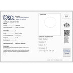 LUXURIANT DIAMOND - Lab Grown Diamant SI-GH Halskette ca. 45 cm 925 Silber 750 Gelbgold vermeil ca. 1,02 ct.