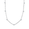 LUXURIANT DIAMOND - Lab Grown Diamant SI-GH Halskette ca. 45 cm 925 Silber Rhodiniert ca. 1,02 ct.