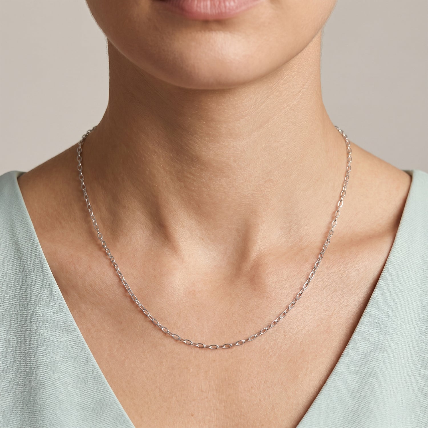 950 Platin Kette ca. 45 cm ca. 1,00g