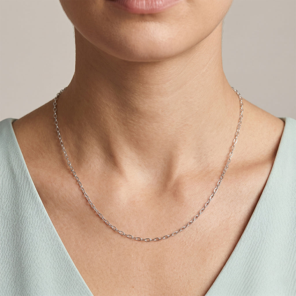 950 Platin Kette ca. 45 cm ca. 1,00g