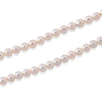 D'Joy Chinesische Akoya-Perle (4.5-5 mm) Halskette ca. Flexibles cm 925 Silber Rhodiniert