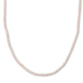 D'Joy Chinesische Akoya-Perle (4.5-5 mm) Halskette ca. Flexibles cm 925 Silber Rhodiniert