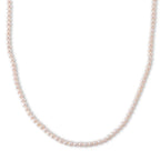 D'Joy Chinesische Akoya-Perle (4.5-5 mm) Halskette ca. Flexibles cm 925 Silber Rhodiniert